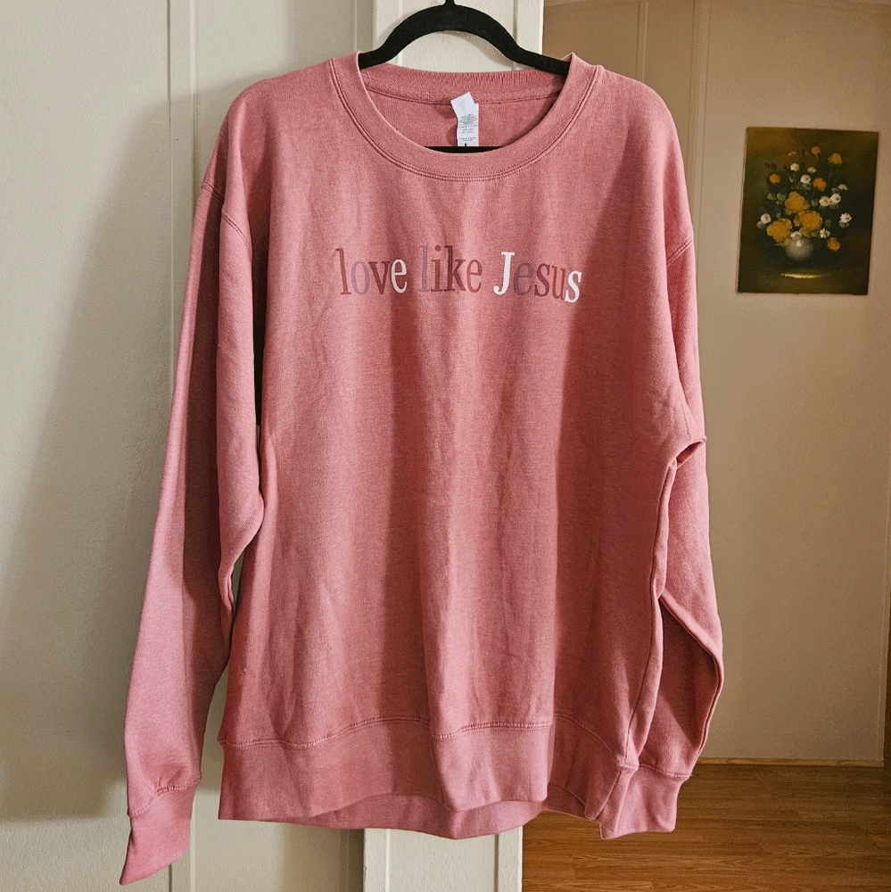 Love In Faith Muave Sweatshirt